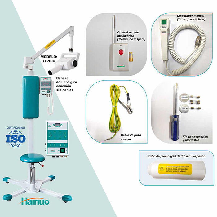 rayos X pedestal hainuo, rayos x dental de pared hainuo